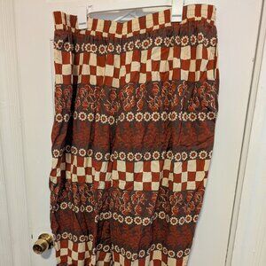 NWT LE Lucy & Yak Freddie Trousers in Rani Print